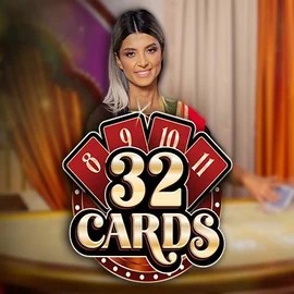 32 Cards slot visual from Ezugi available on xtraspinn.uk
