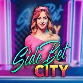 Side Bet City online game logo by Evolution on xtraspinn.uk